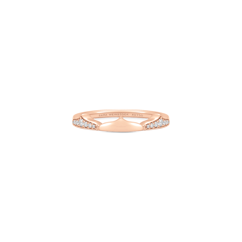 Lucia Double Taj Pave Diamond Ring