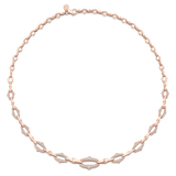 Lucia Gold Link Diamond Necklace