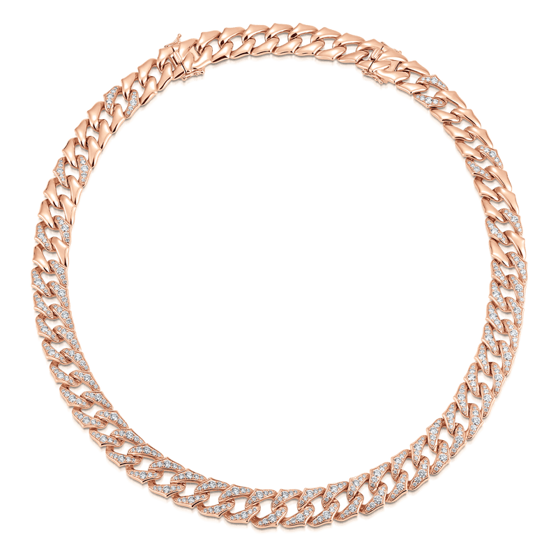 Kirtilals Large Diamond Necklace - Jewellery Designs