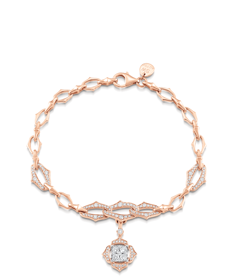 Lucia Leela Diamond Pendant Bracelet