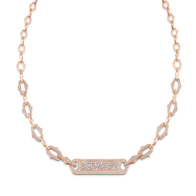 Lucia Diamond Bar Necklace