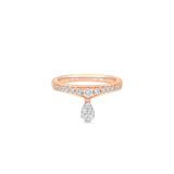Lucia Pear Shaped Diamond Cluster Taj Ring