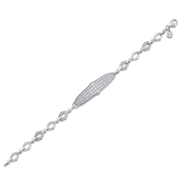 Lucia Pave Taj Diamond Bar Bracelet