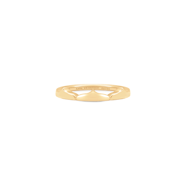 Lucia Solid Stackable Band Taj Ring