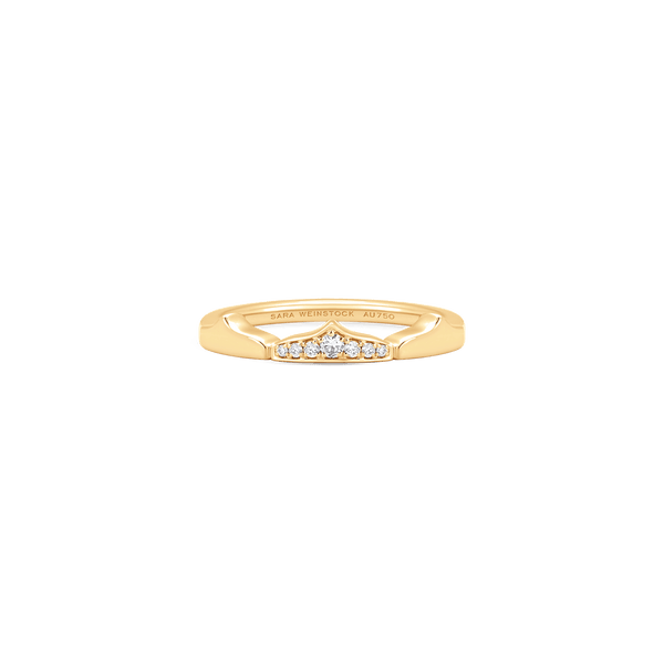 Lucia Single Taj Pave Diamond Ring