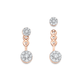 Muna Round Diamond Cluster Ear Jackets