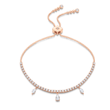 Purity Pear & Marquise Diamond Bolo Bracelet