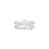 Purity Two Pear Diamond Ring