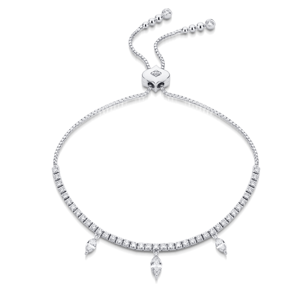 Purity Diamond Bolo Bracelet