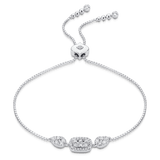 Reverie Cushion & Pear Diamond Bolo Bracelet