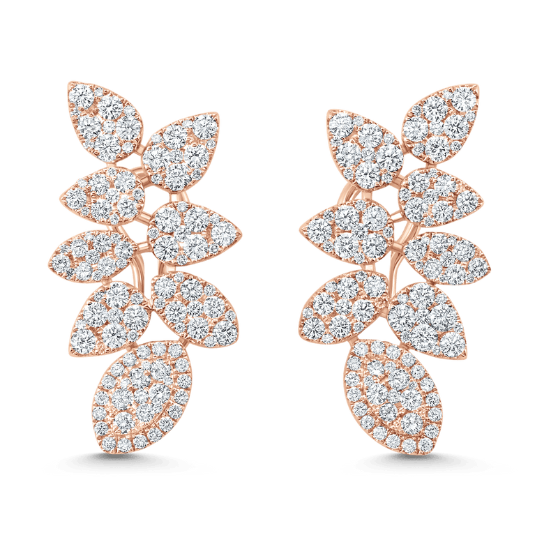 Reverie Couture Diamond Cluster Earrings
