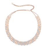 Reverie Row Gold And Diamond Cluster Choker