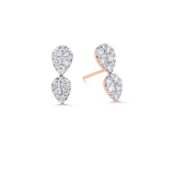 Reverie Double Pear Cluster Earrings