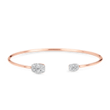 Reverie Cushion Diamond Cuff Bracelet