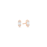 Taj Baguette Diamond Stud Earrings