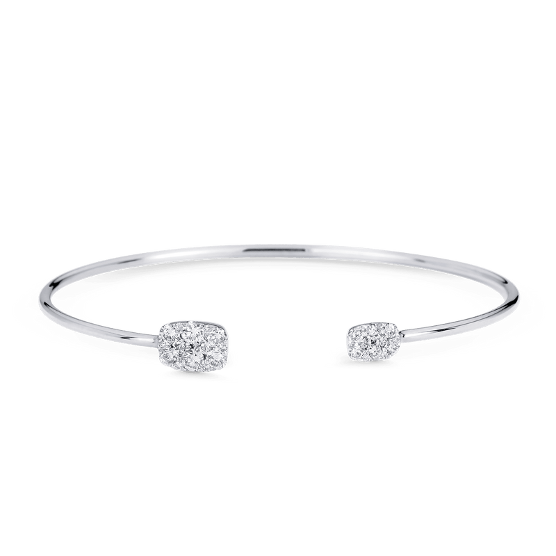 Reverie Cushion Diamond Cuff Bracelet