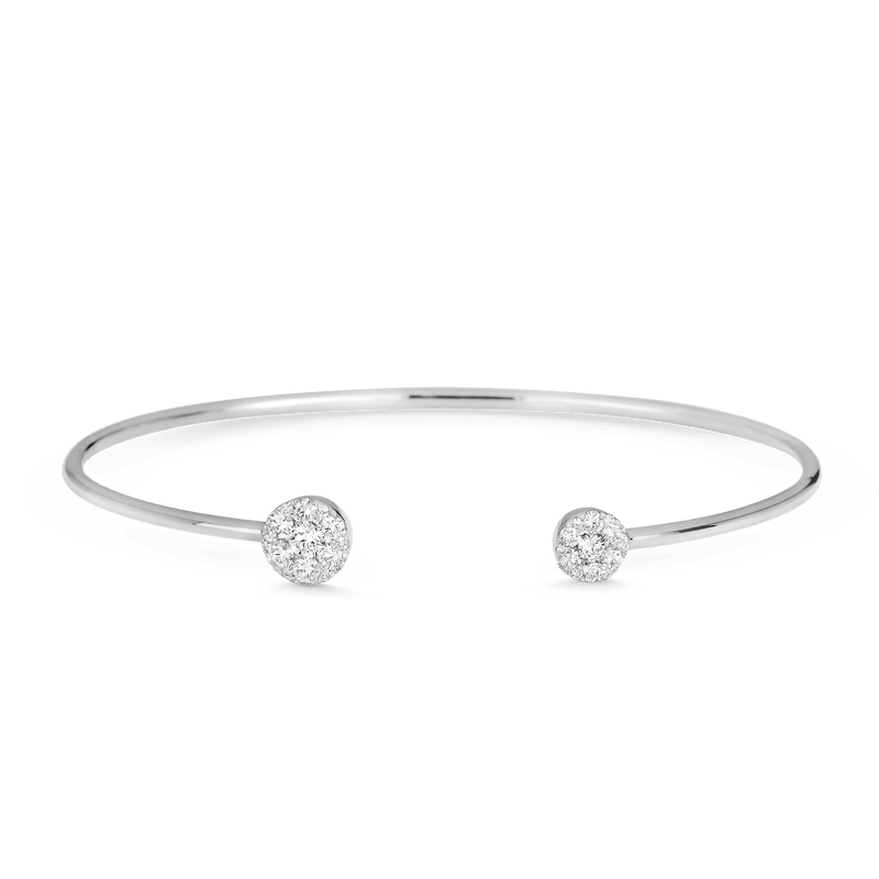 Diamond outlet cuff bracelet