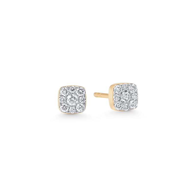 Adira Diamond Cluster Stud Earrings - Sara Weinstock Fine Jewelry
