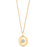 Aurora Illusion Medium Round Pendant Illusion Necklace - Sara Weinstock Fine Jewelry