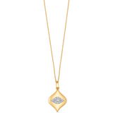 Aurora Illusion Small Marquise Pendant Illusion Necklace - Sara Weinstock Fine Jewelry