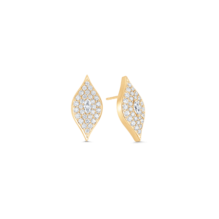 Large stud earrings on sale gold