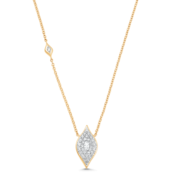 Donna Large Pave Diamond Necklace - Sara Weinstock Fine Jewelry