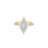 Donna Pave Marquis Ring - Sara Weinstock Fine Jewelry