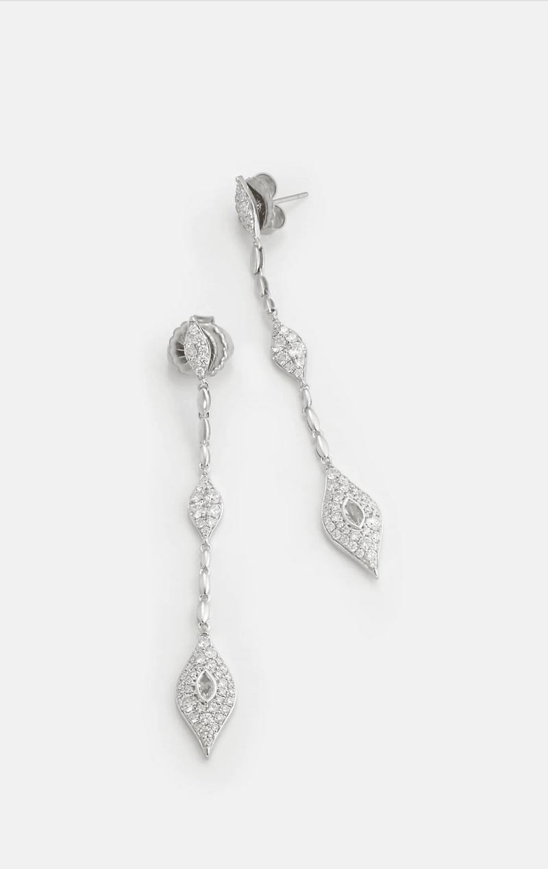 Donna Rose Cut Drop Earrings - Sara Weinstock Fine Jewelry