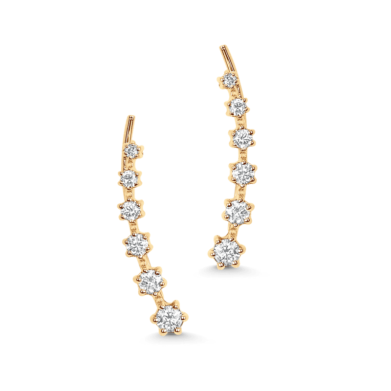 Dujour Diamond Ear Crawler Earrings - Sara Weinstock Fine Jewelry