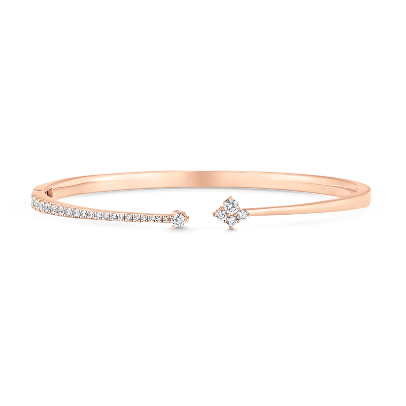 Amazon.com: Personalized 14k Gold Solitaire Diamond Birthstone Bangle Cuff  - Unisex Men Women Bracelet - Double Birthstone Ruby Amethyst Sapphire  Emerald - Ideal Couple's Gift : Handmade Products