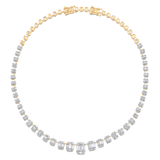 Illusion Emerald Cut Diamond Choker - Sara Weinstock Fine Jewelry