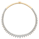Illusion Pear Cluster Diamond Choker - Sara Weinstock Fine Jewelry