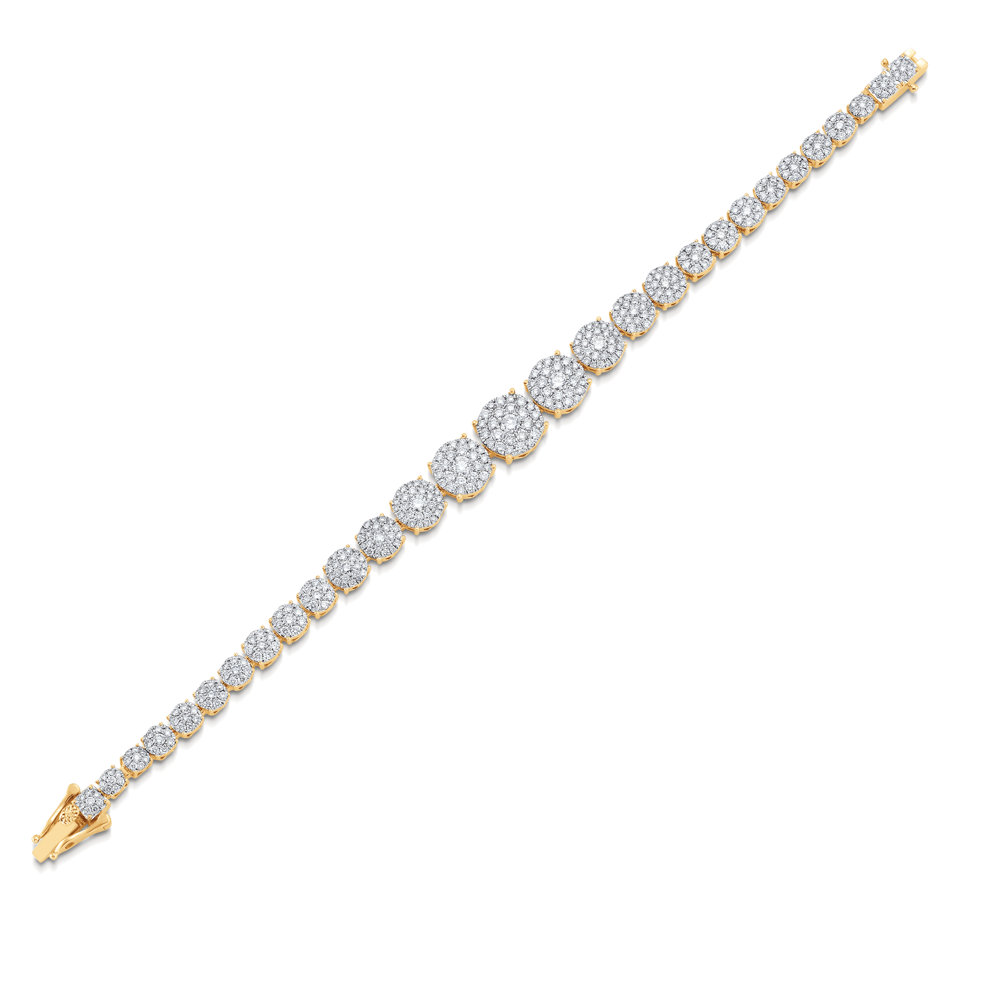 Illusion Round Diamond Bracelet - Sara Weinstock Fine Jewelry