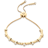 Isadora Bezel & Bead Diamond Bolo Bracelet - Sara Weinstock Fine Jewelry