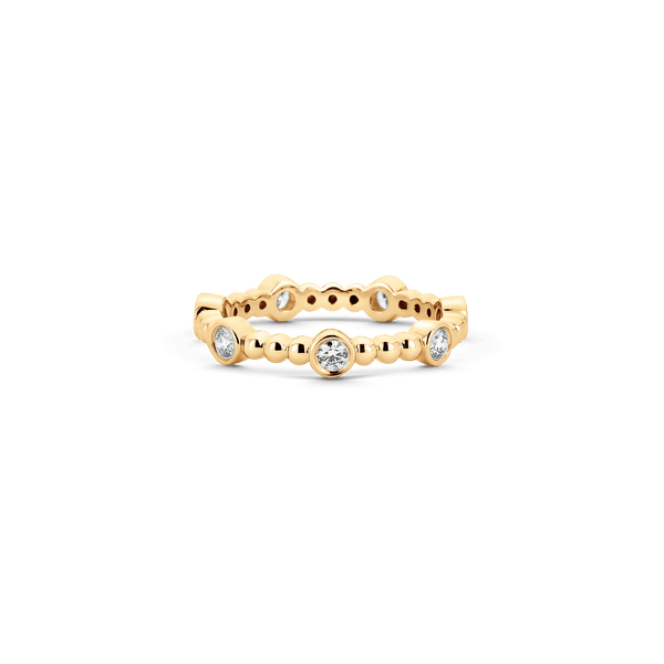 Isadora Bezel & Bead Ring - Sara Weinstock Fine Jewelry