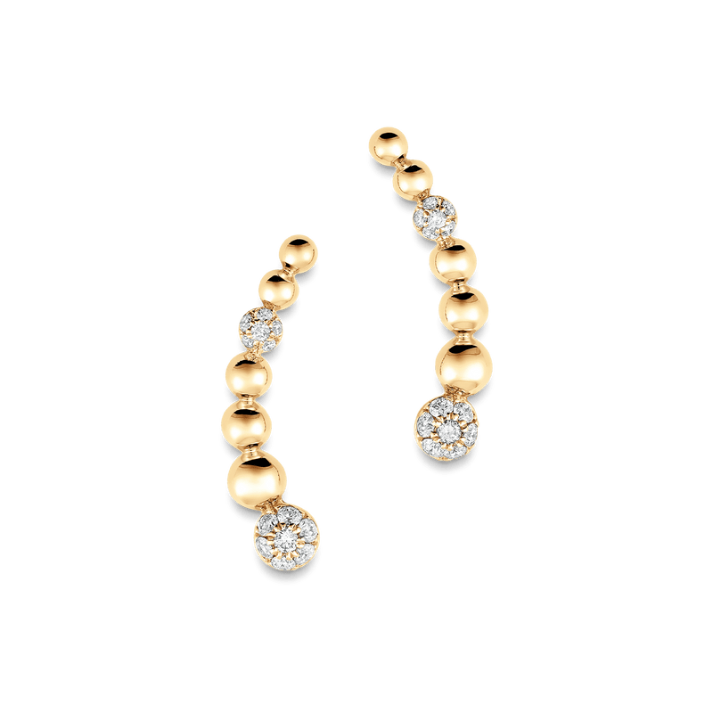Isadora Cali Diamond Ear Crawler Earrings - Sara Weinstock Fine Jewelry