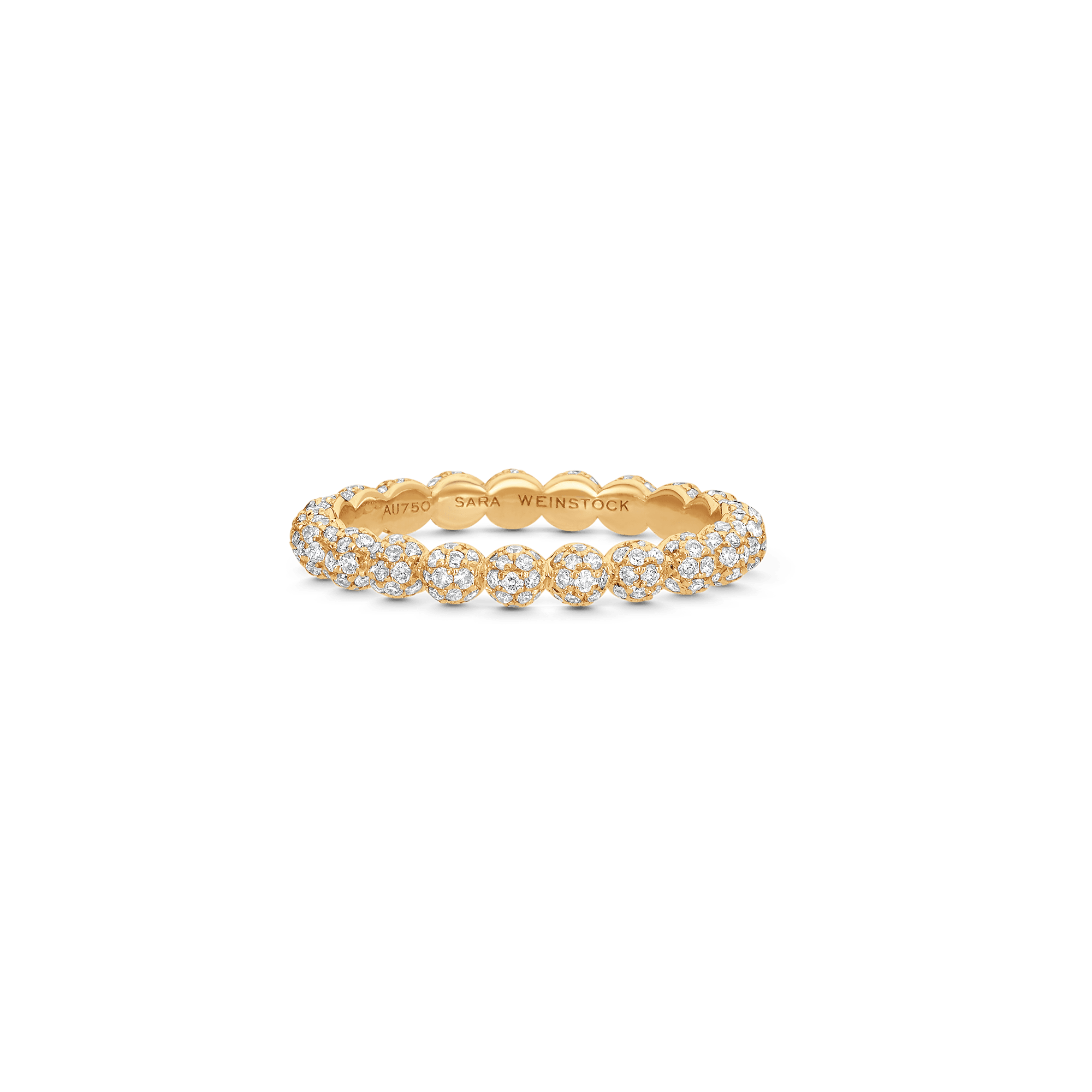 Isadora Cali Full Diamond Ring - Sara Weinstock Fine Jewelry