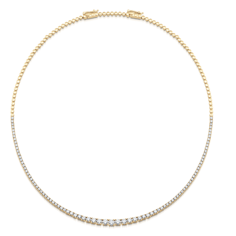 Isadora Gold Set Diamond Choker - Sara Weinstock Fine Jewelry