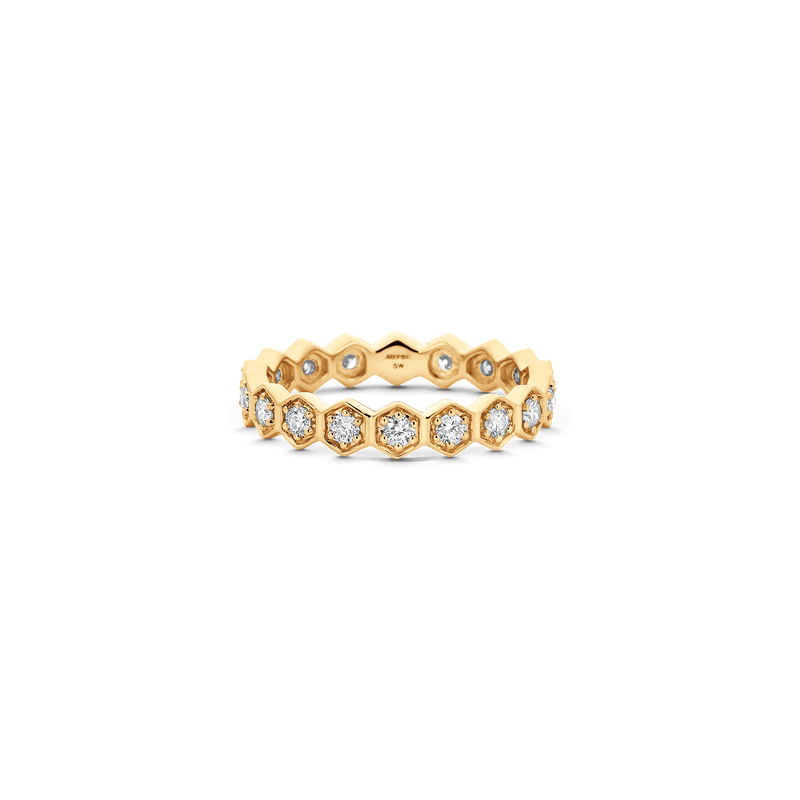 Isadora Hexagon Full Ring - Sara Weinstock Fine Jewelry