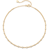 Isadora Petite Bezel & Bead Diamond Choker - Sara Weinstock Fine Jewelry