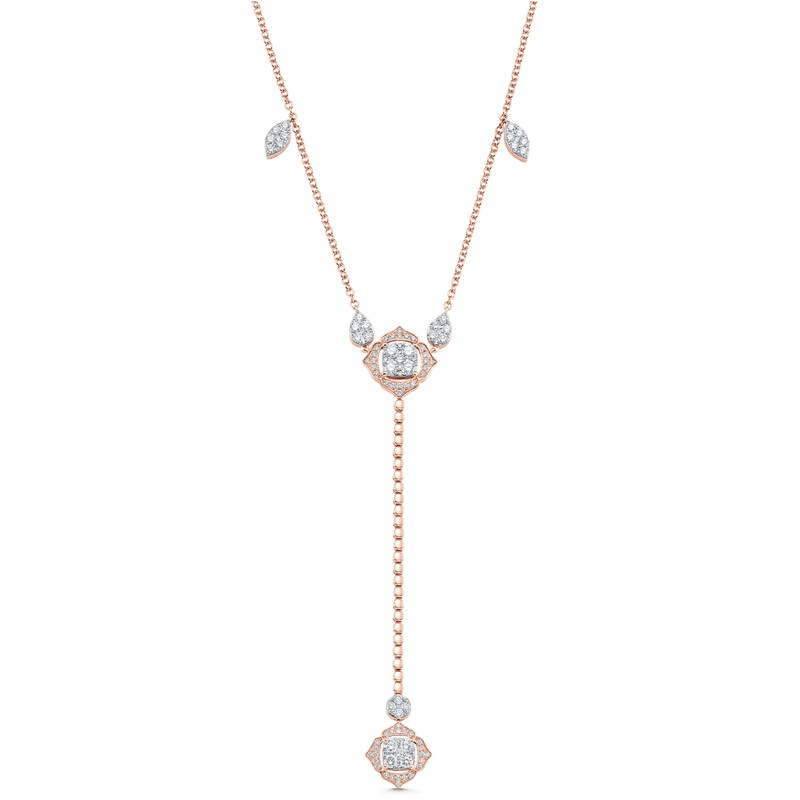 Leela Diamond Pear Drop Necklace - Sara Weinstock Fine Jewelry