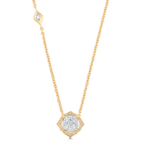 Leela Large Diamond Cluster Necklace - Sara Weinstock Fine Jewelry