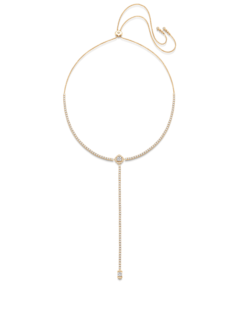 Leela Lariat Diamond Bolo Necklace - Sara Weinstock Fine Jewelry