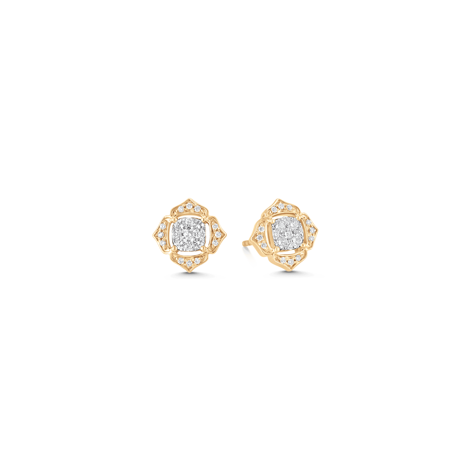 Leela Petite Diamond Stud Earrings - Sara Weinstock Fine Jewelry