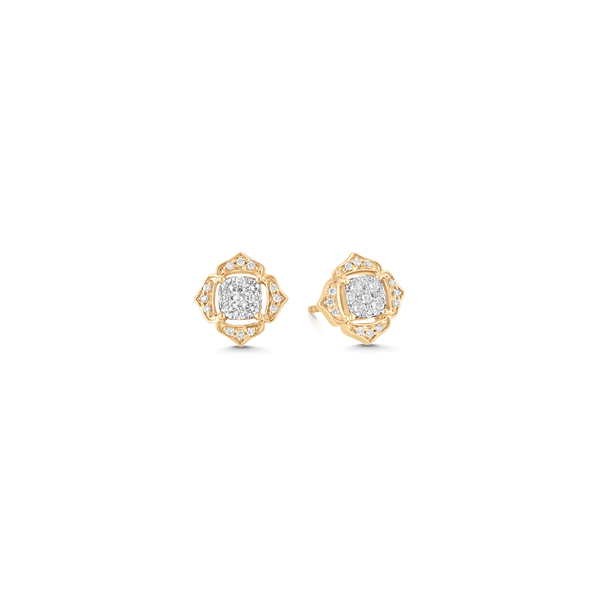 Leela Petite Diamond Stud Earrings - Sara Weinstock Fine Jewelry