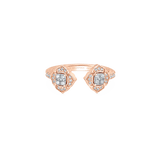 Leela Two Cluster Diamond Open Ring - Sara Weinstock Fine Jewelry