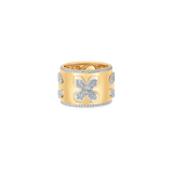 Lierre Gold and Diamond Petal Cigar Ring - Sara Weinstock Fine Jewelry