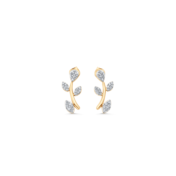 Lierre Gold and Diamond Reverie Cluster Ear Crawler - Sara Weinstock Fine Jewelry