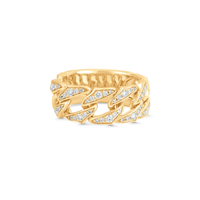 Lucia Diamond Link Ring - Sara Weinstock Fine Jewelry