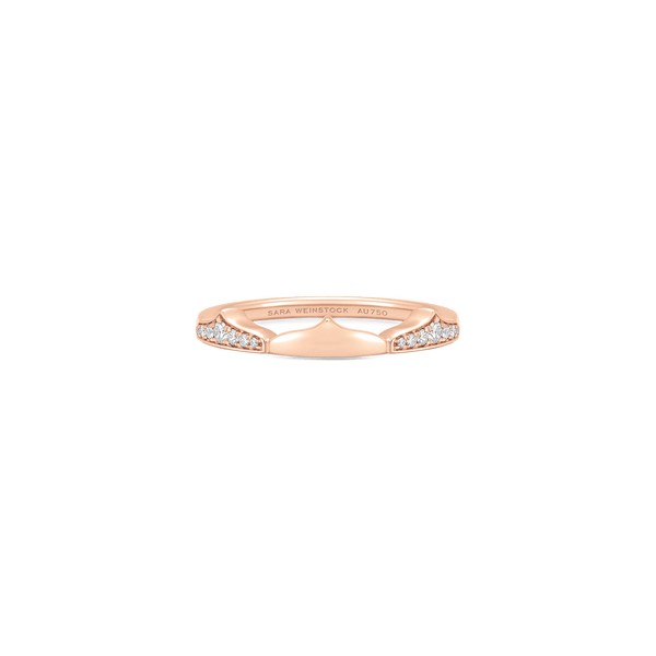 Lucia Double Taj Pave Diamond Ring - Sara Weinstock Fine Jewelry